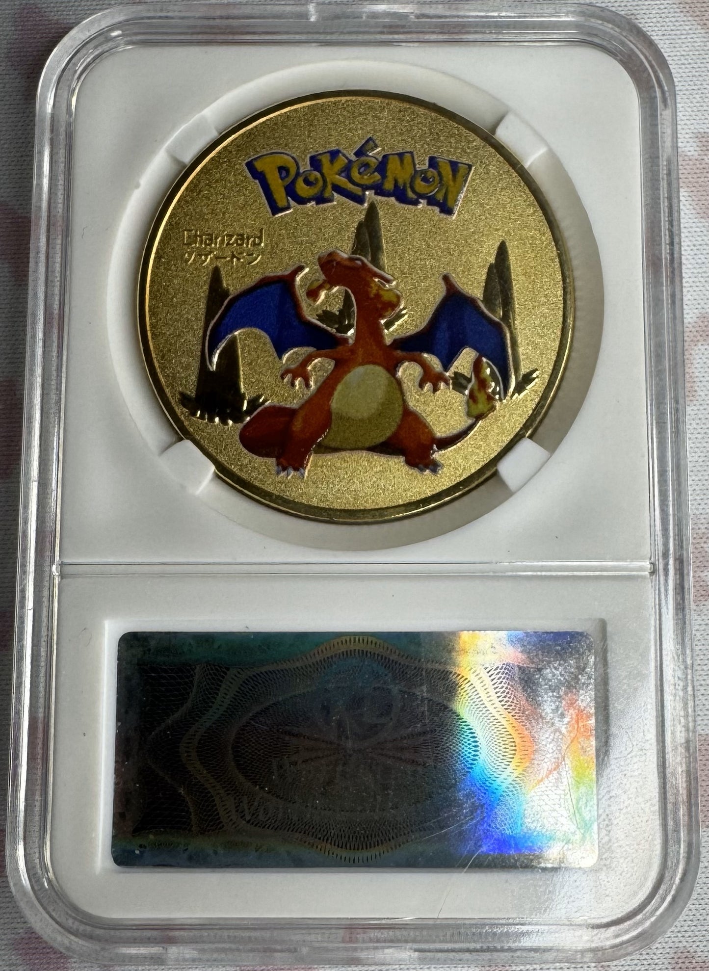 Charizard Gold Pokemon Metal Coin