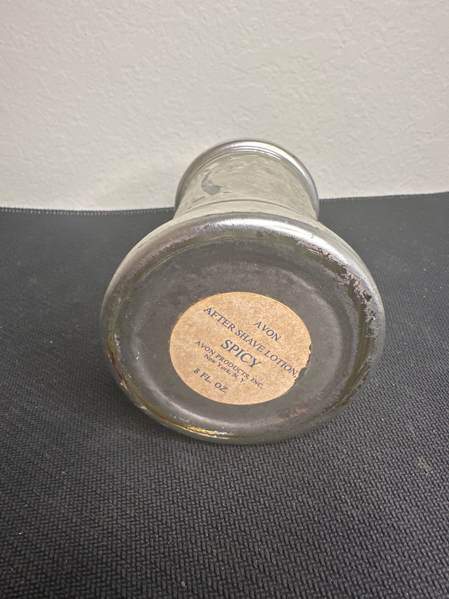 Avon SIlver Beer Stein Spicy Decanter