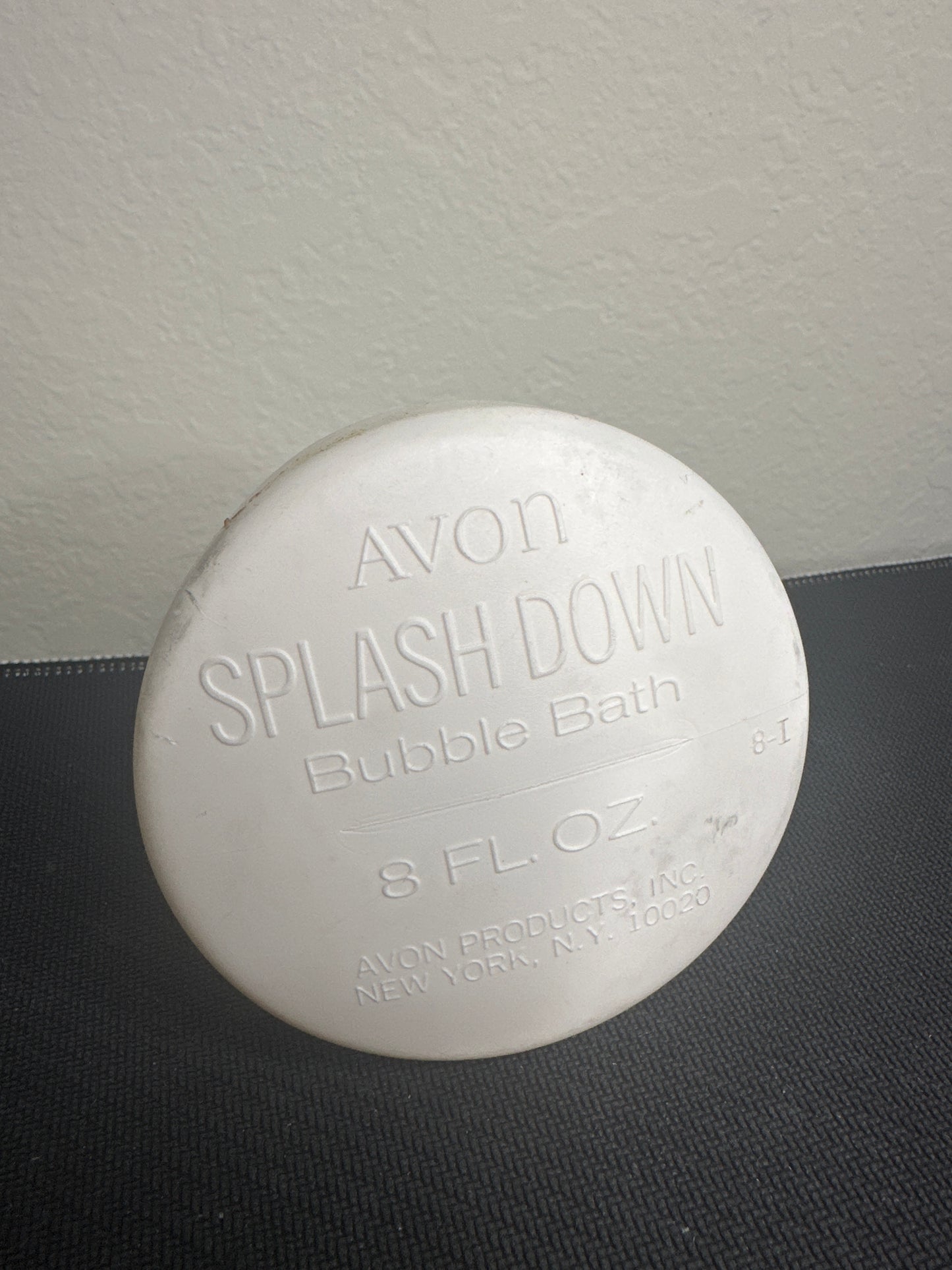 Avon 1970s Splash Down Bubble Bath Bottle (Empty) Vintage Space Moon Landing Pair