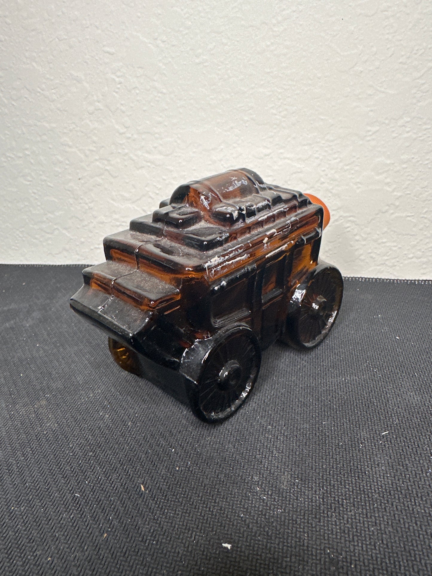 Avon Stagecoach Brown Glass