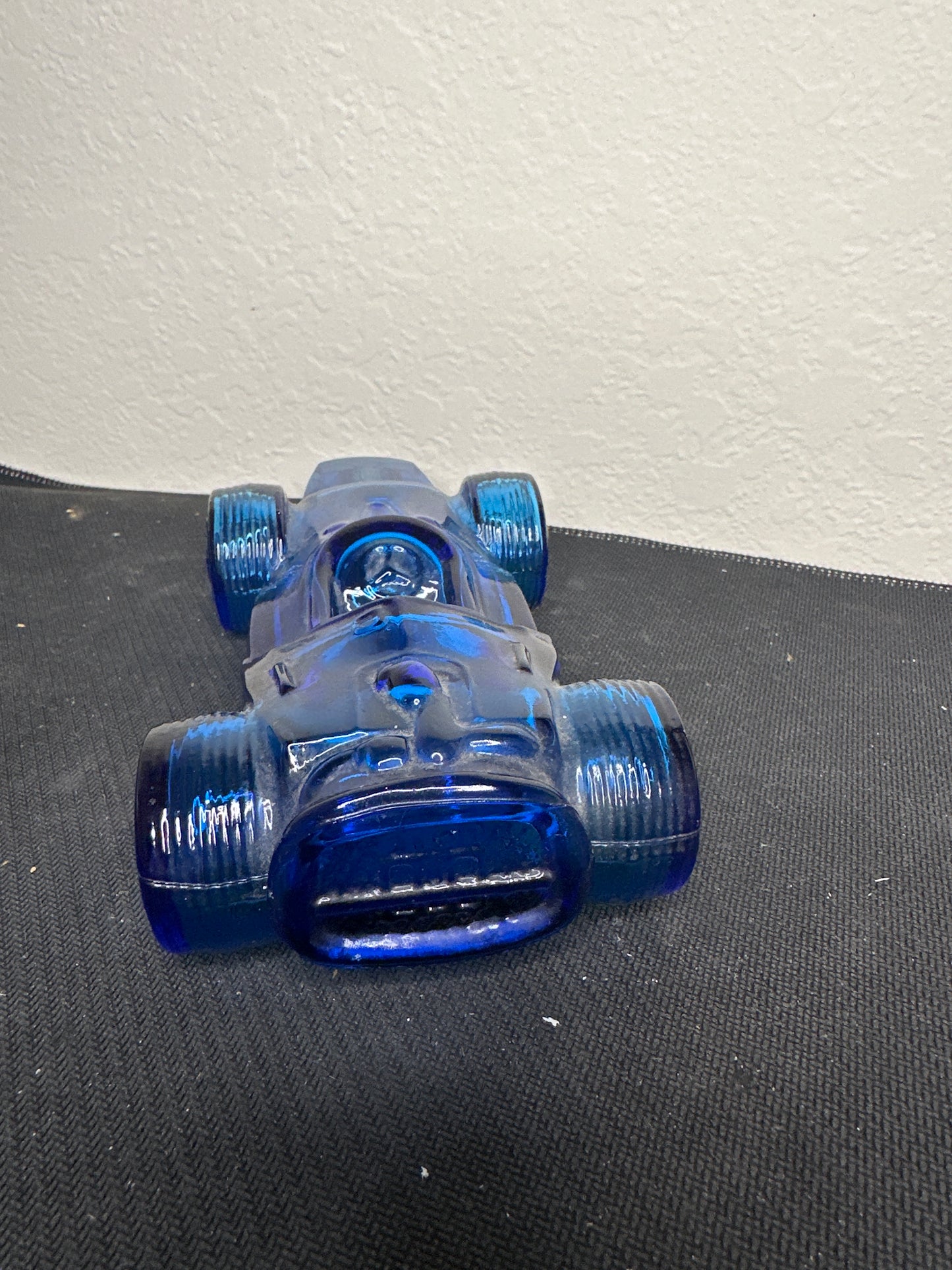 Avon Sure Winner Blue Racecar decanter