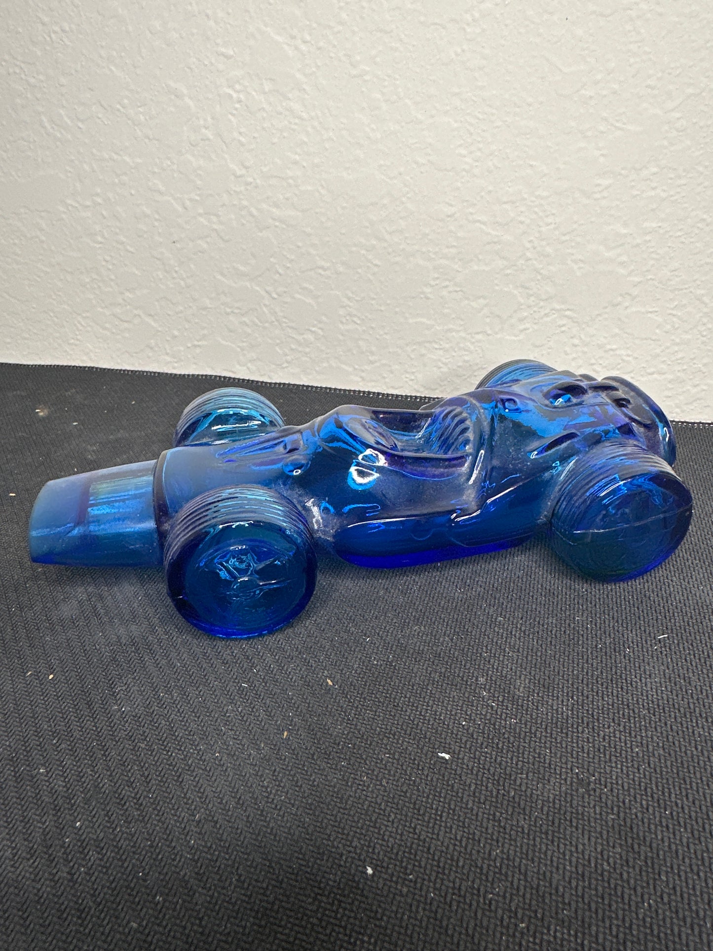 Avon Sure Winner Blue Racecar decanter