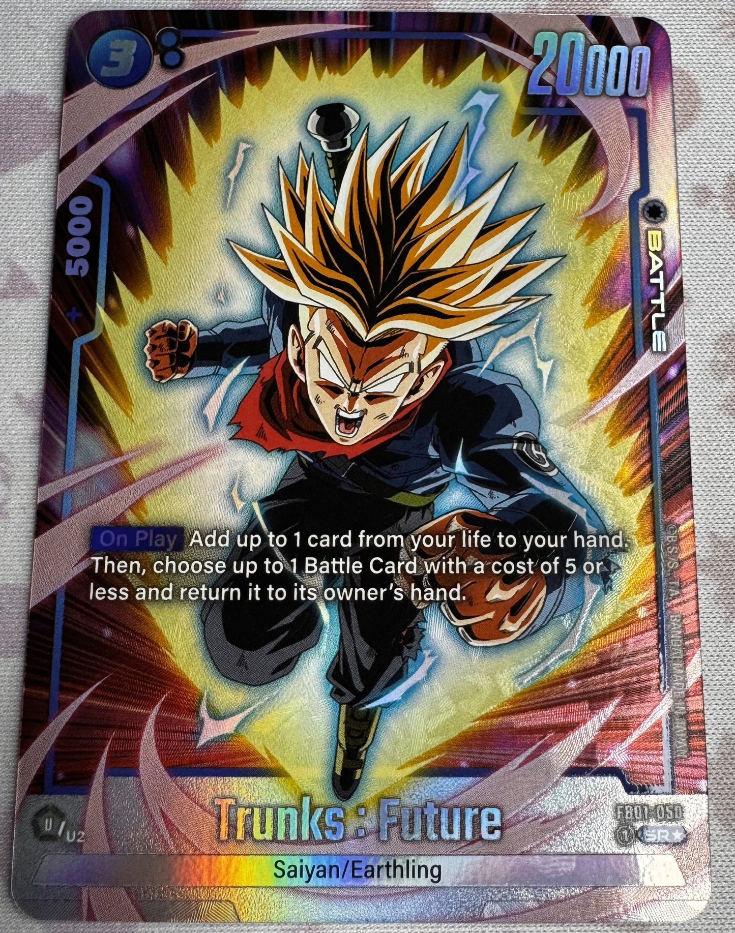 Trunks: Future Dragonball Super card