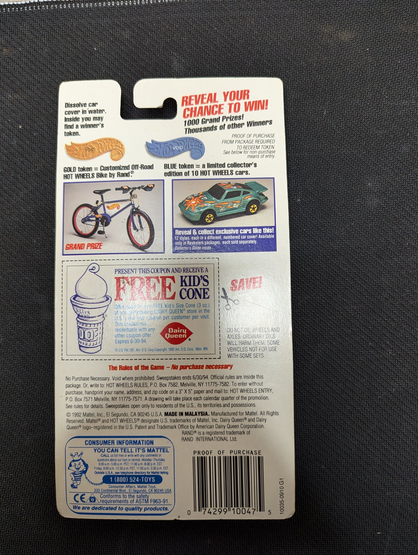 Hot Wheels 1992 ReVealers #9