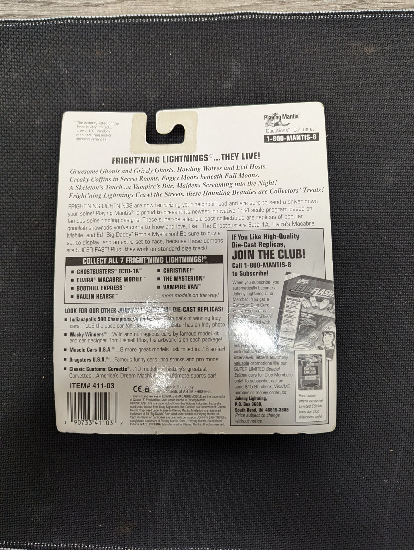 Johnny Lightning Frightning Lightnings Vampire Van White