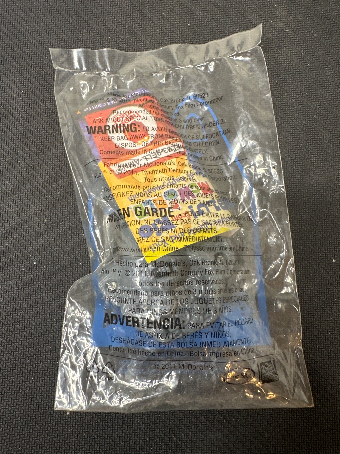 McDonalds Happy Meal Toy 2011 Rio Mauro Toy