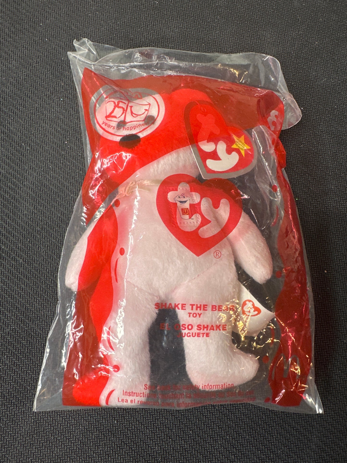 McDonalds Happy Meal TY Shake the Bear