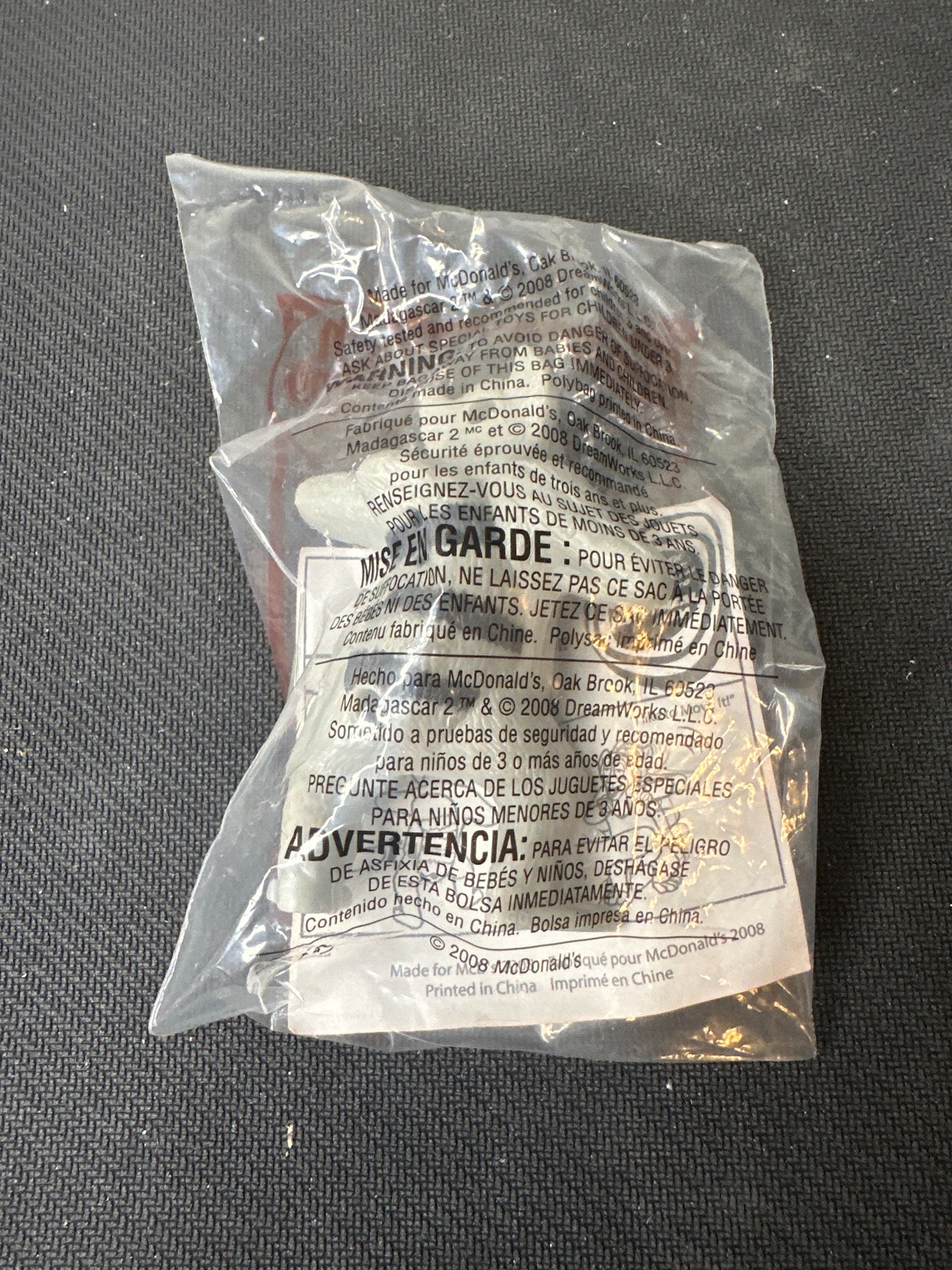 McDonalds Happy Meal 2008 Madagascar 2 No. 7 Julien Toy