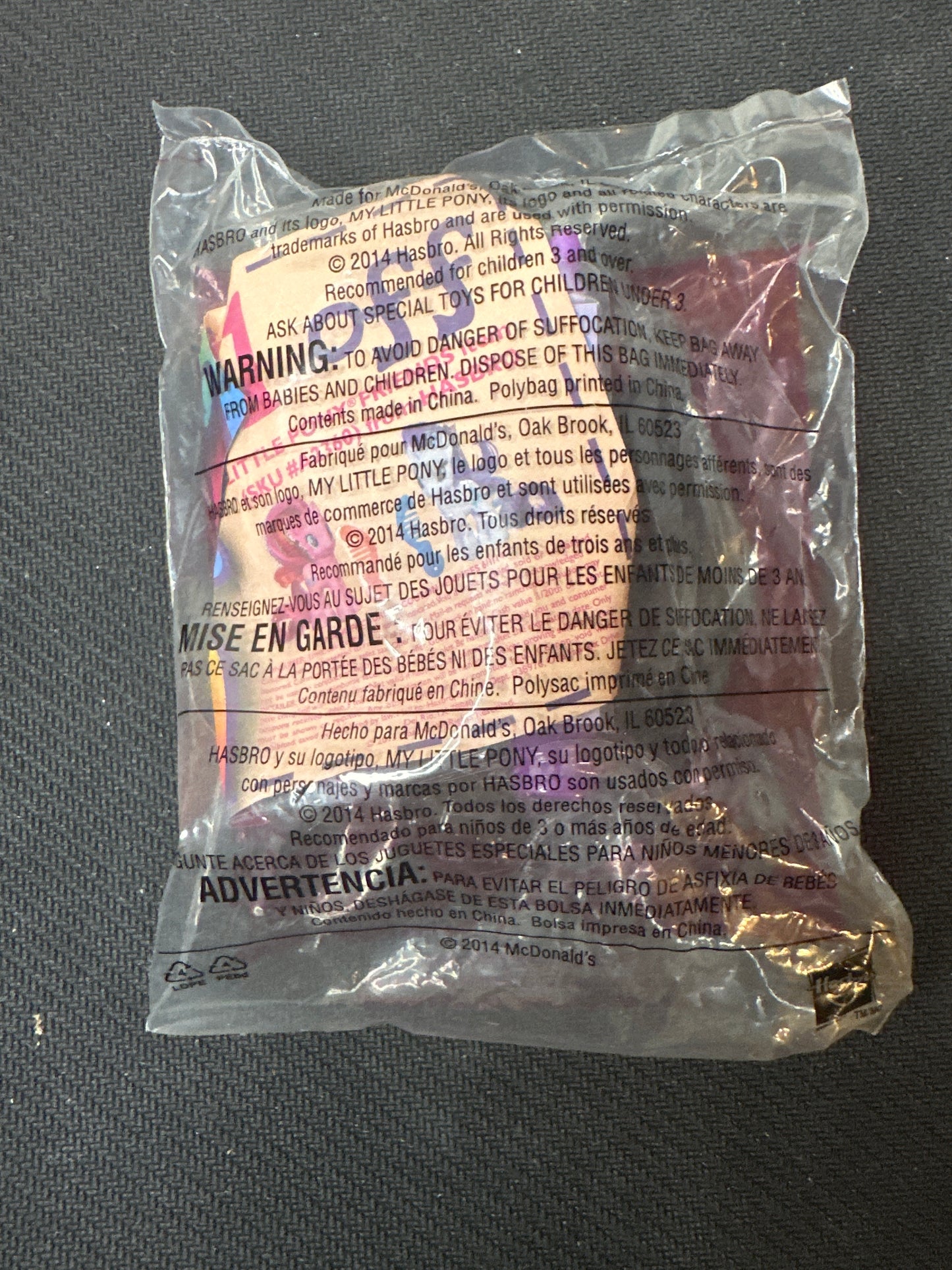 McDonalds Happy Meal 2014 My Little Pony No. 5 Princess Luna Toy