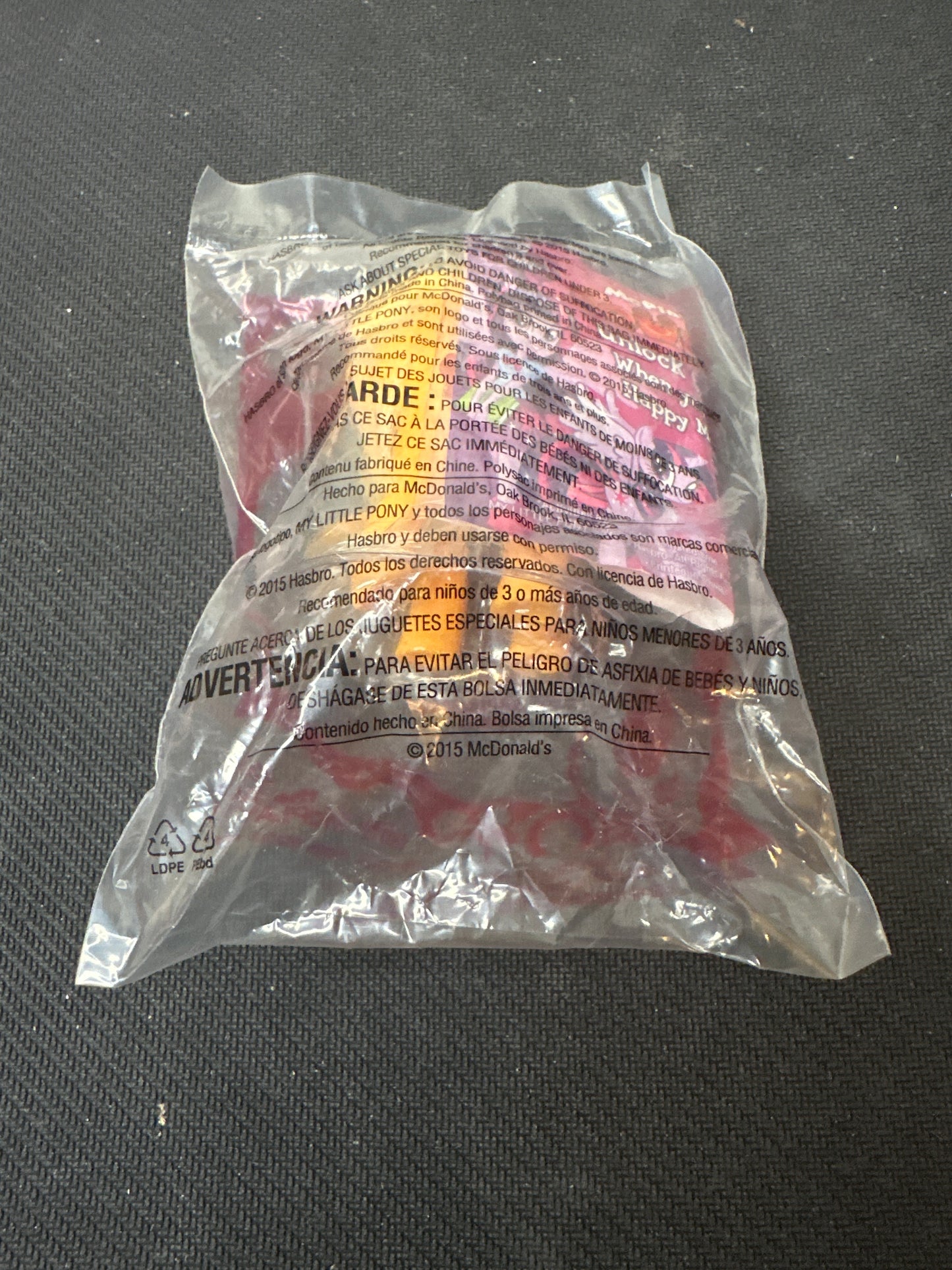McDonalds Happy Meal 2015 My Little Pony No. 5 Applejack Pony Toy