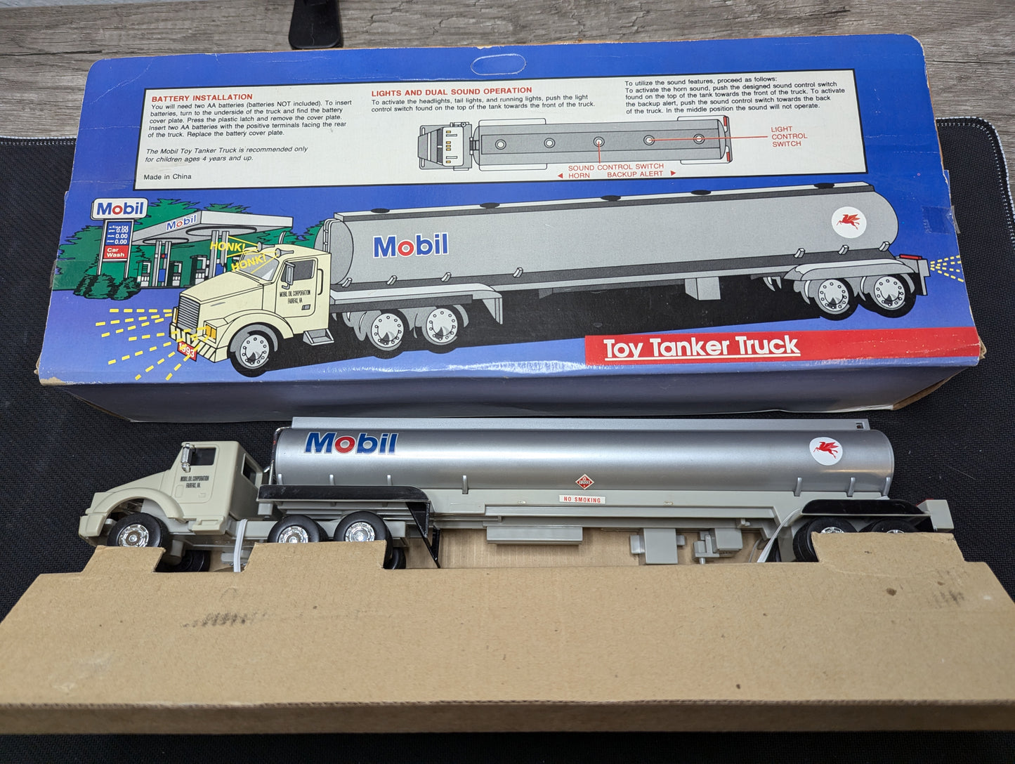 Mobil 1993 Toy Tanker Truck Serialized Limited Edition