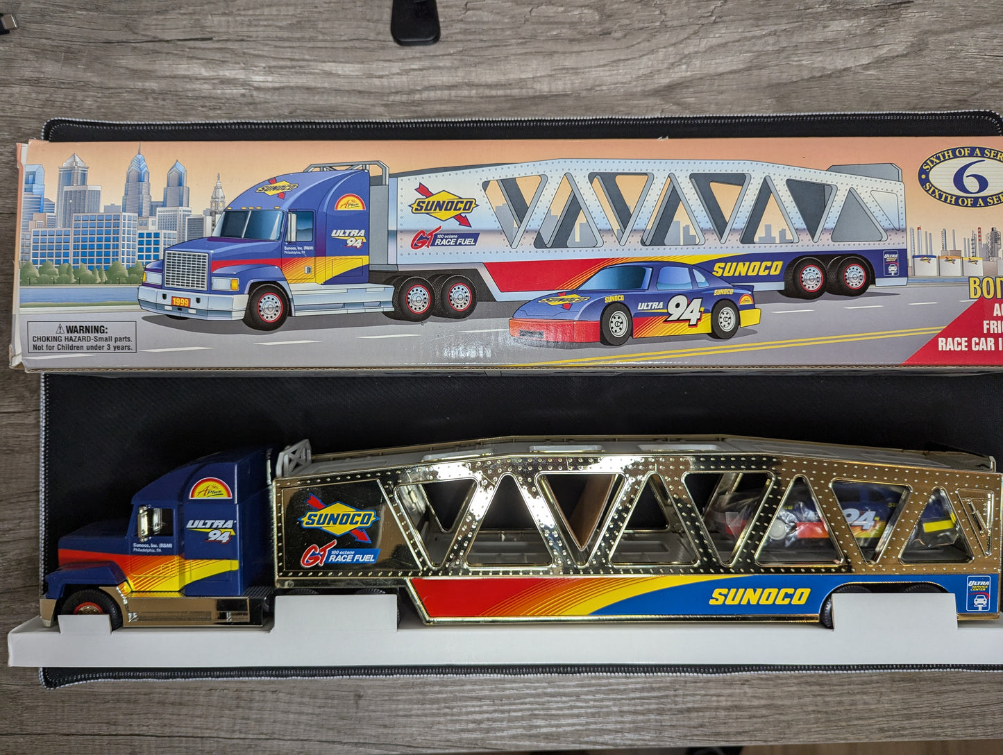 Sunoco Car Carrier - 1999 Collector's Edition w/Bonus Race Car