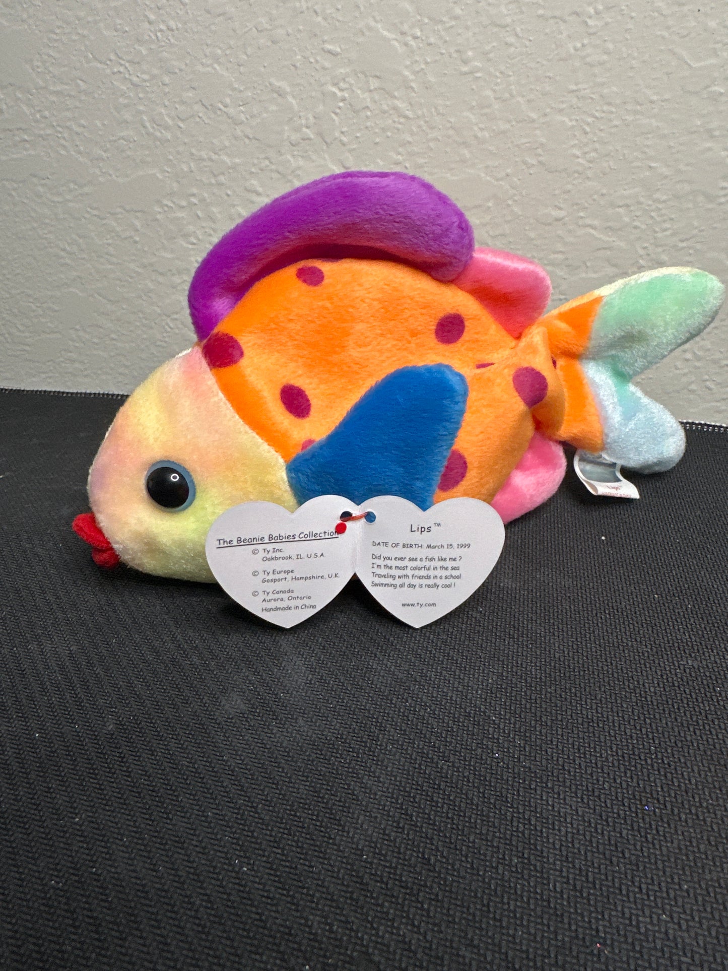 TY Beanie Baby Lips