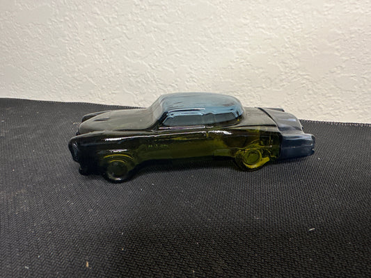 Avon Blue Glass Car 2floz Full