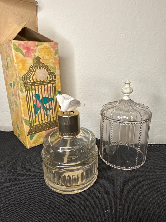 Avon Love Bird Moonwind Spray Birdcage with Box