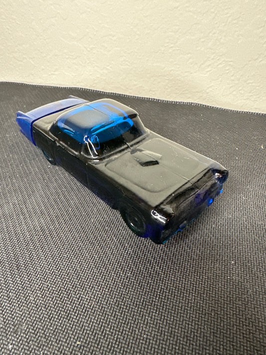 Avon Low Blue Glass T-Bird Car