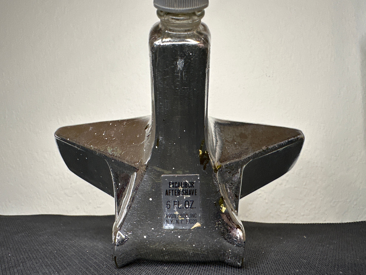 Avon Silver Airplane Excalibur After Shave