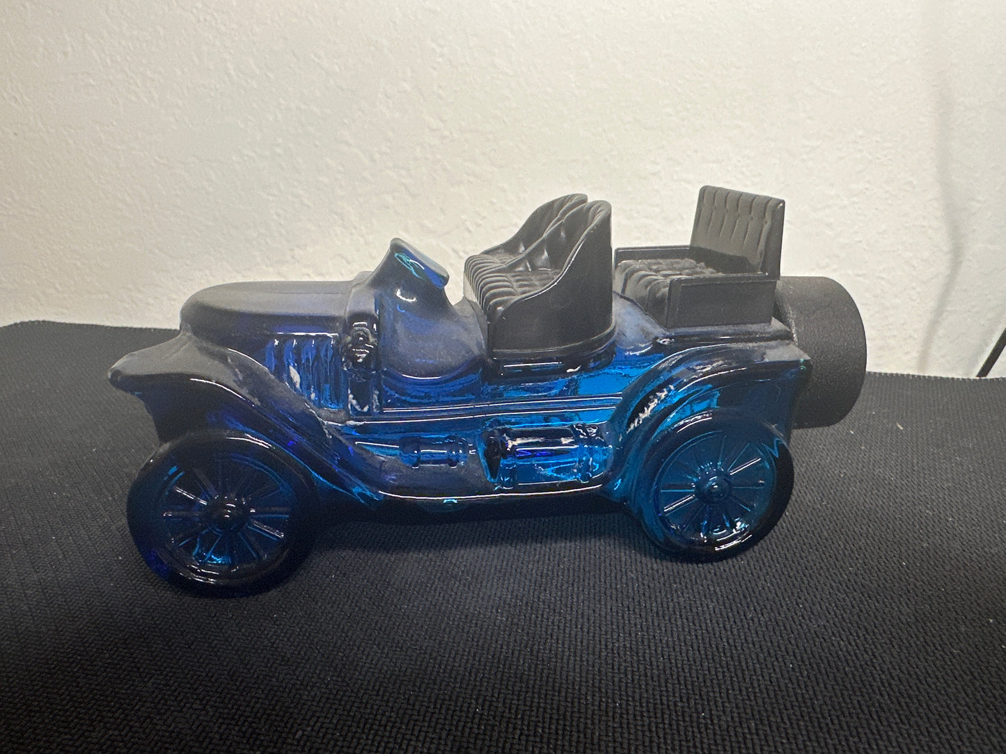 Avon “Stanley Steamer” Car After Shave Bottle Blue