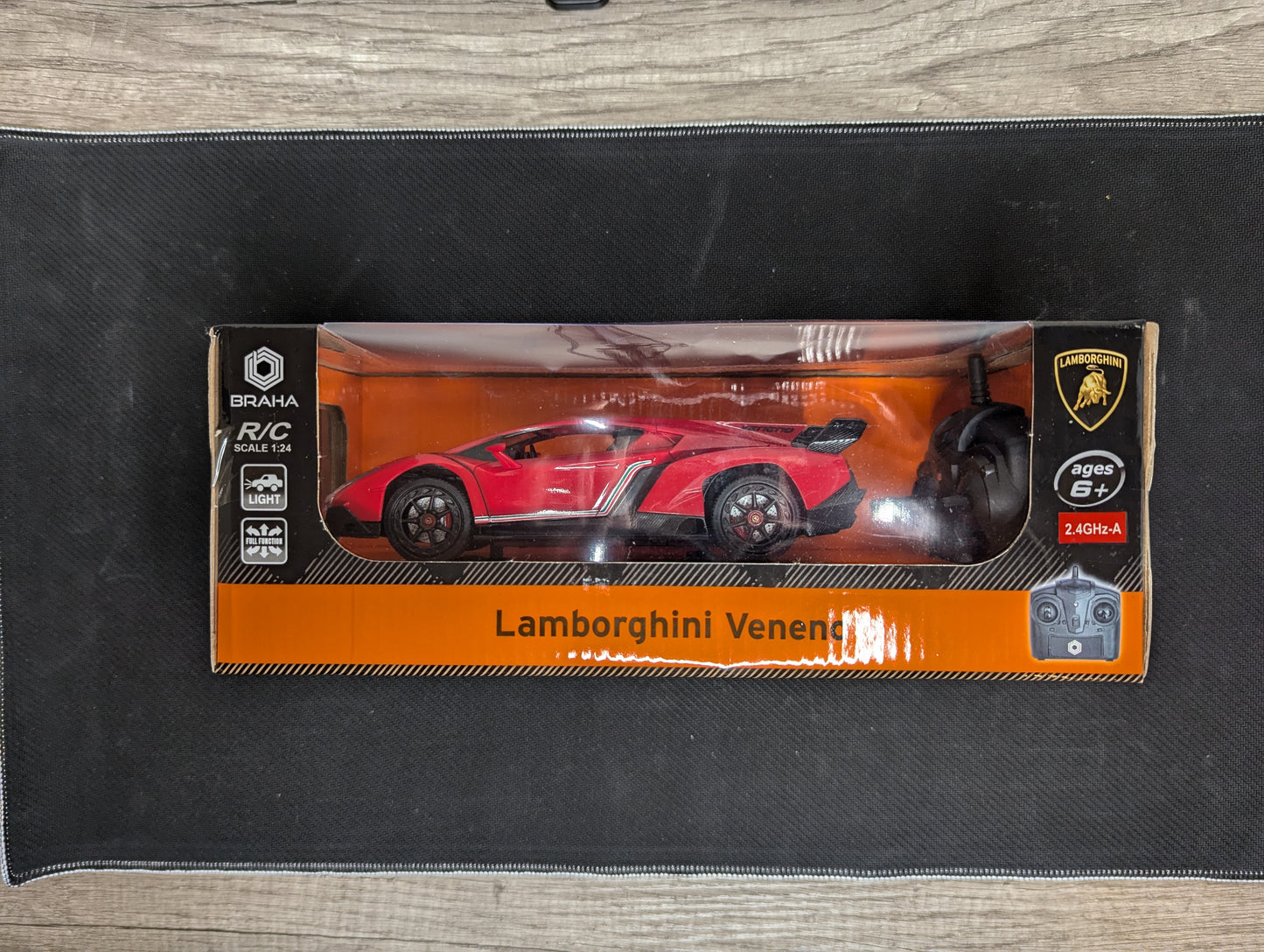 Braha Lamborghini Veneno Red Scale 1:24 Full Function R/C