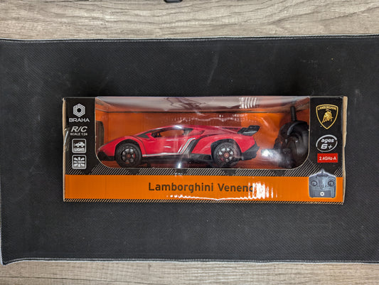 Braha Lamborghini Veneno Red Scale 1:24 Full Function R/C