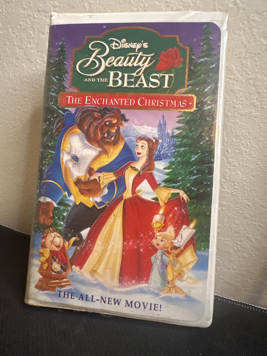 Disney 1997 VHS Beauty and the Beast The Enchanted Christmas Movie