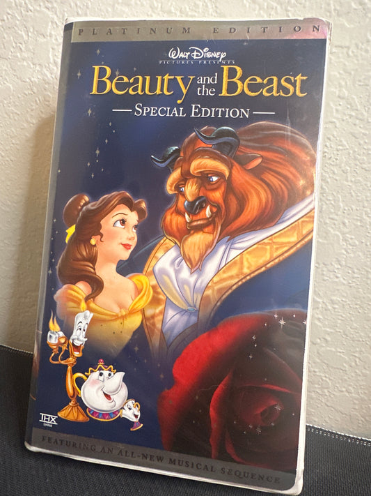 Disney Beauty and the Beast VHS