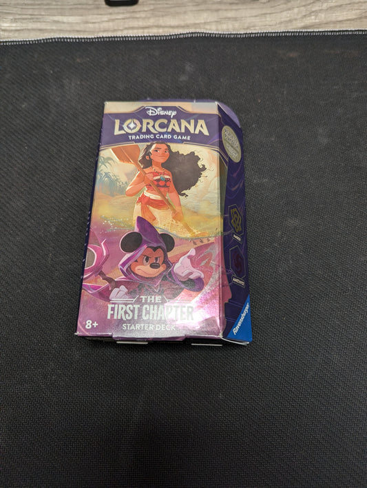 Disney Lorcana The First Chapter Starter Deck Amber & Amethyst