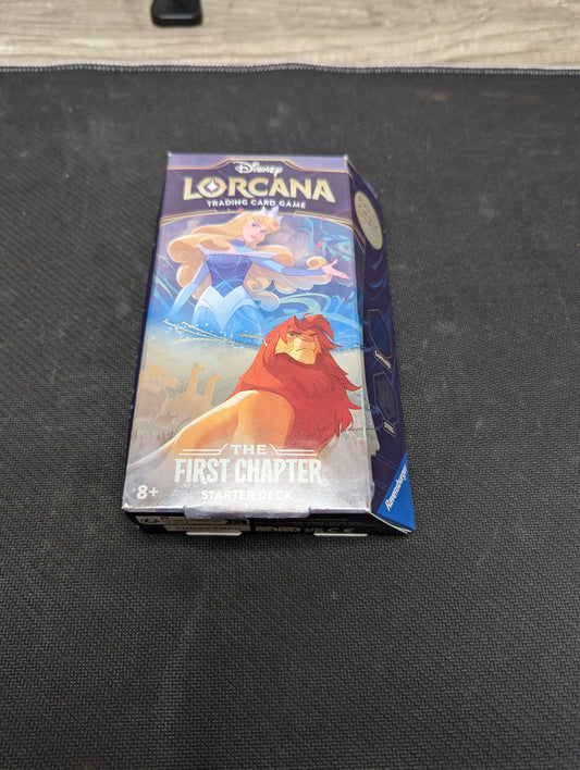 Disney Lorcana The First Chapter Starter Deck Sapphire & Steel