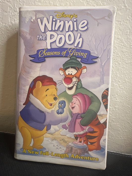 Disney Winnie the Pooh Seasons of Giving VHS