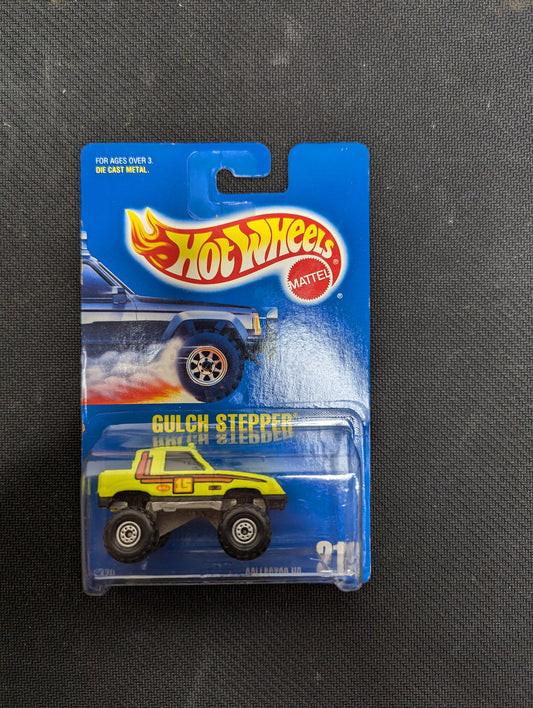 Hot Wheels 1993 Blue Card Gulch Stepper CT Wheels #219 #4320