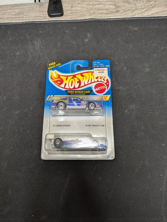 Hot Wheels 1994 Race Team Series #1 #2 Lumina Stocker & Hot Wheels 500 Bonus Car