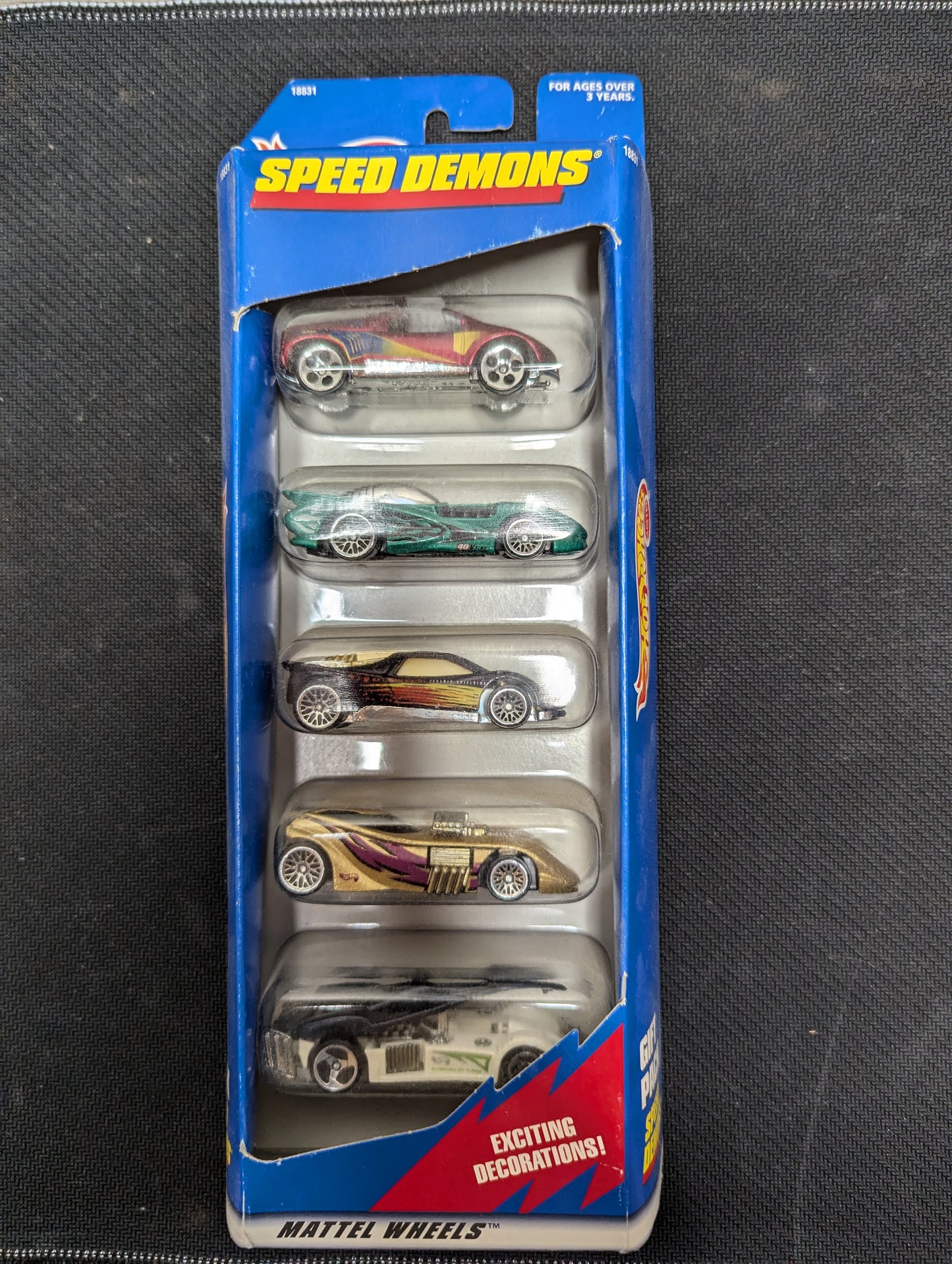 Hot Wheels 1997 Speed Demons 5 Car Gift Pack #18831