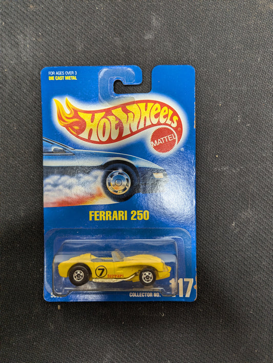 Hot Wheels Blue Card Ferrari 250 #117 #5665