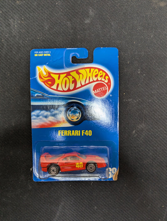 Hot Wheels Blue Card Ferrari F40 #69 #1468