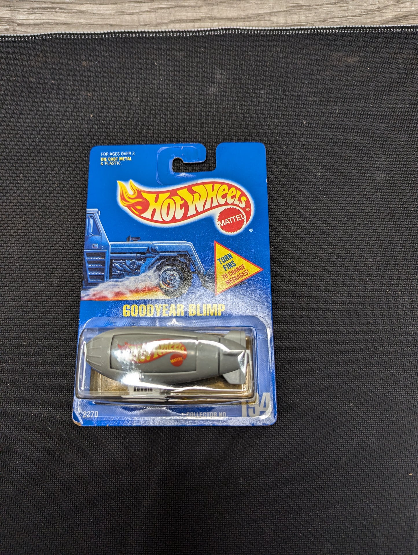 Hot Wheels Blue Card Goodyear Blimp #194 #2270