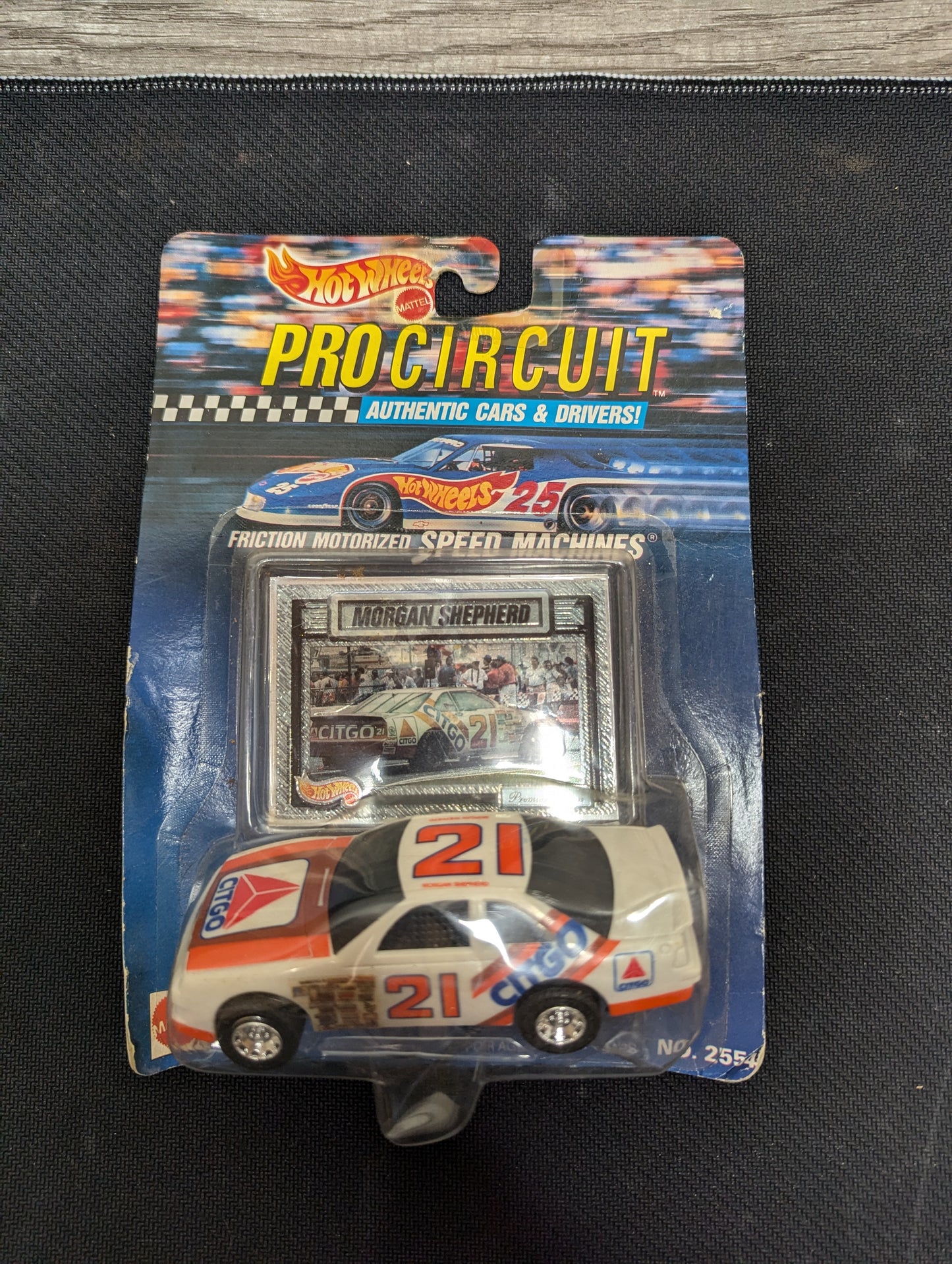 Hot Wheels Pro Circuit Nascar Friction Motorized Speed Machines Morgan Shepherd #2554