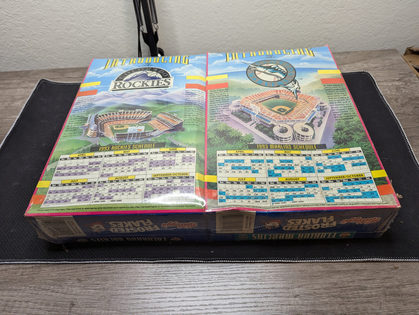 Kellogg's 1993 Frosted Flakes Memorabilia - Rockies & Marlins Sealed