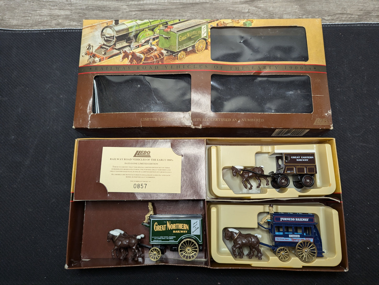 LLEDO Railway Road Vehicles 1900’s 3pk Limited to 7500