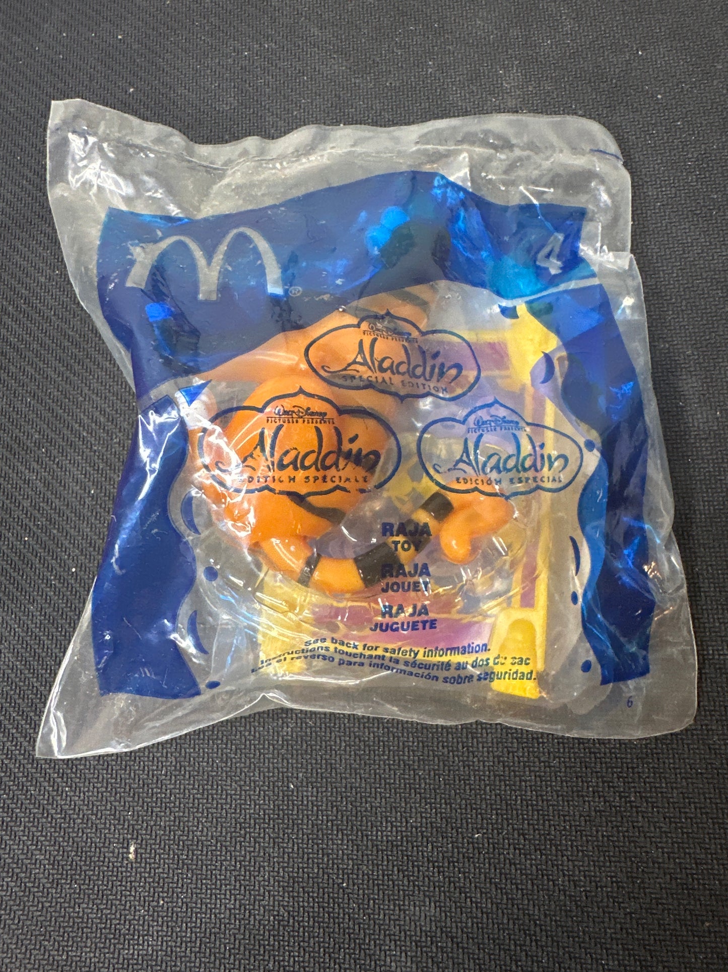 McDonalds Happy Meal 2004 Disney Aladdin Special Edition Raja Toy