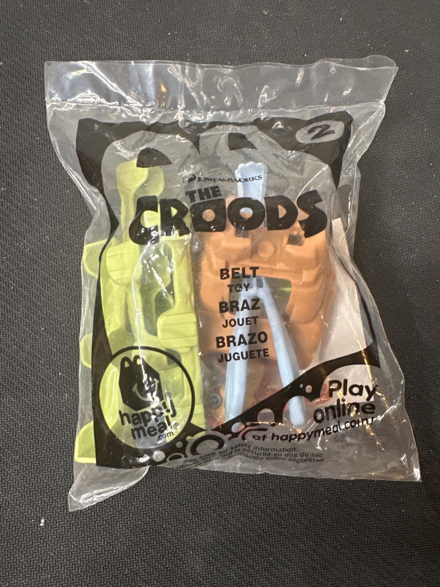 McDonalds Happy Meal 2013 The Croods Belt Toy