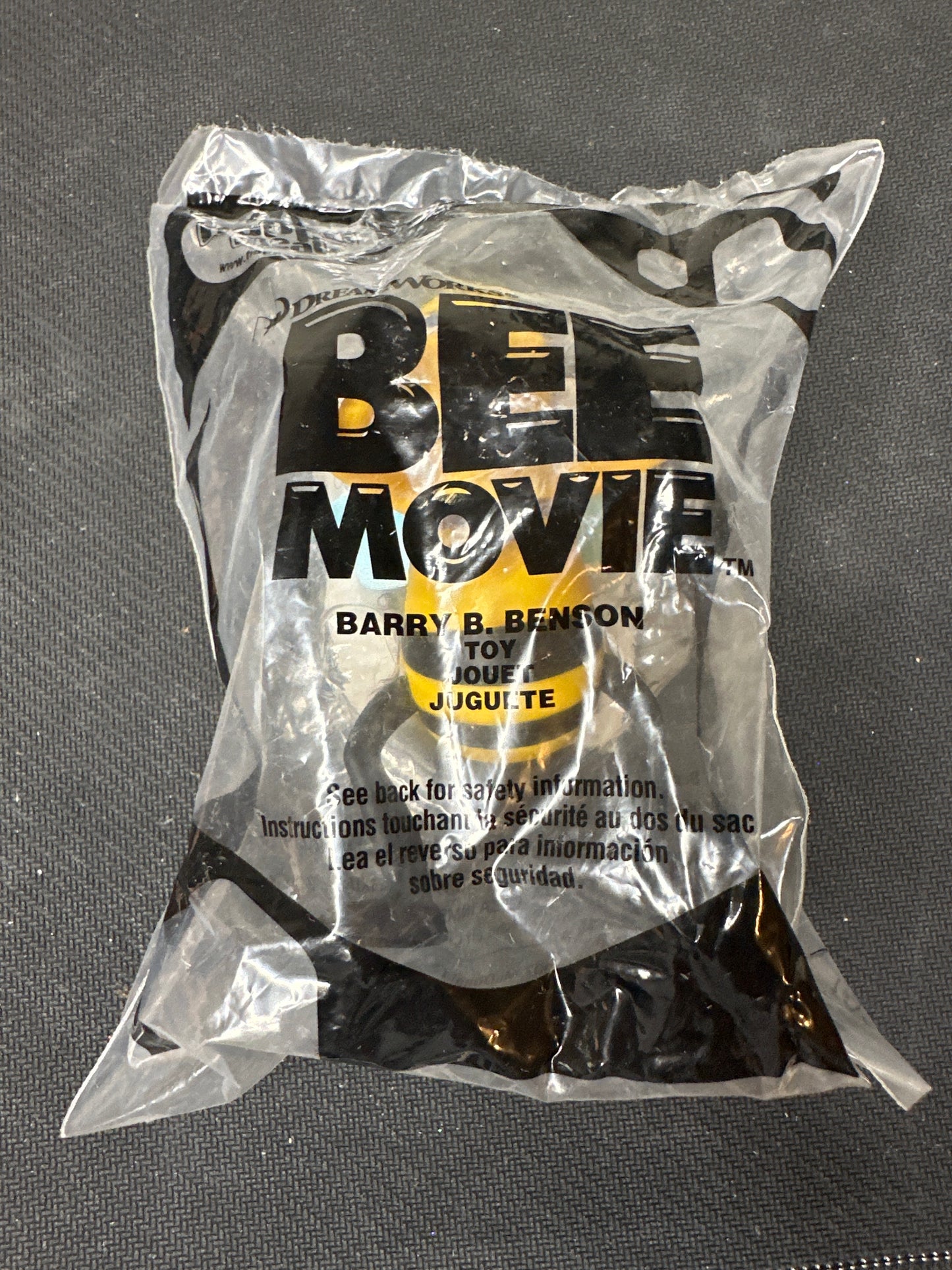 McDonalds Happy Meal Bee Movie Barry B. Benson Toy