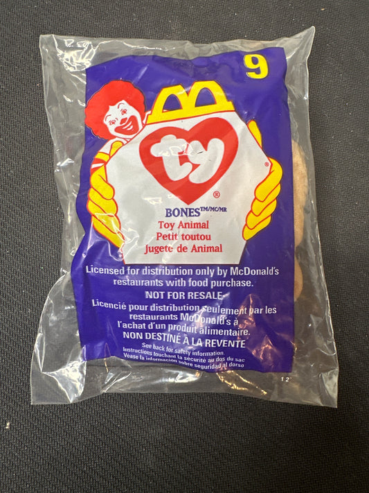 McDonalds Happy Meal TY 1998 Bones Toy Animal