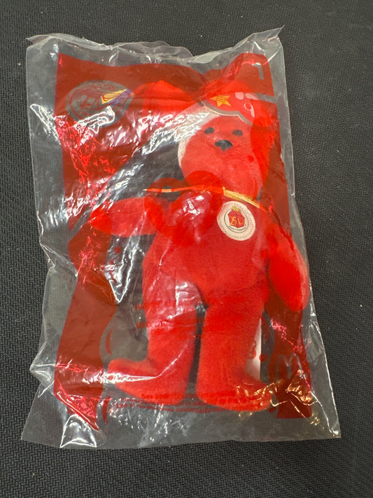 McDonalds Happy Meal TY Happy Meal the Bear Red