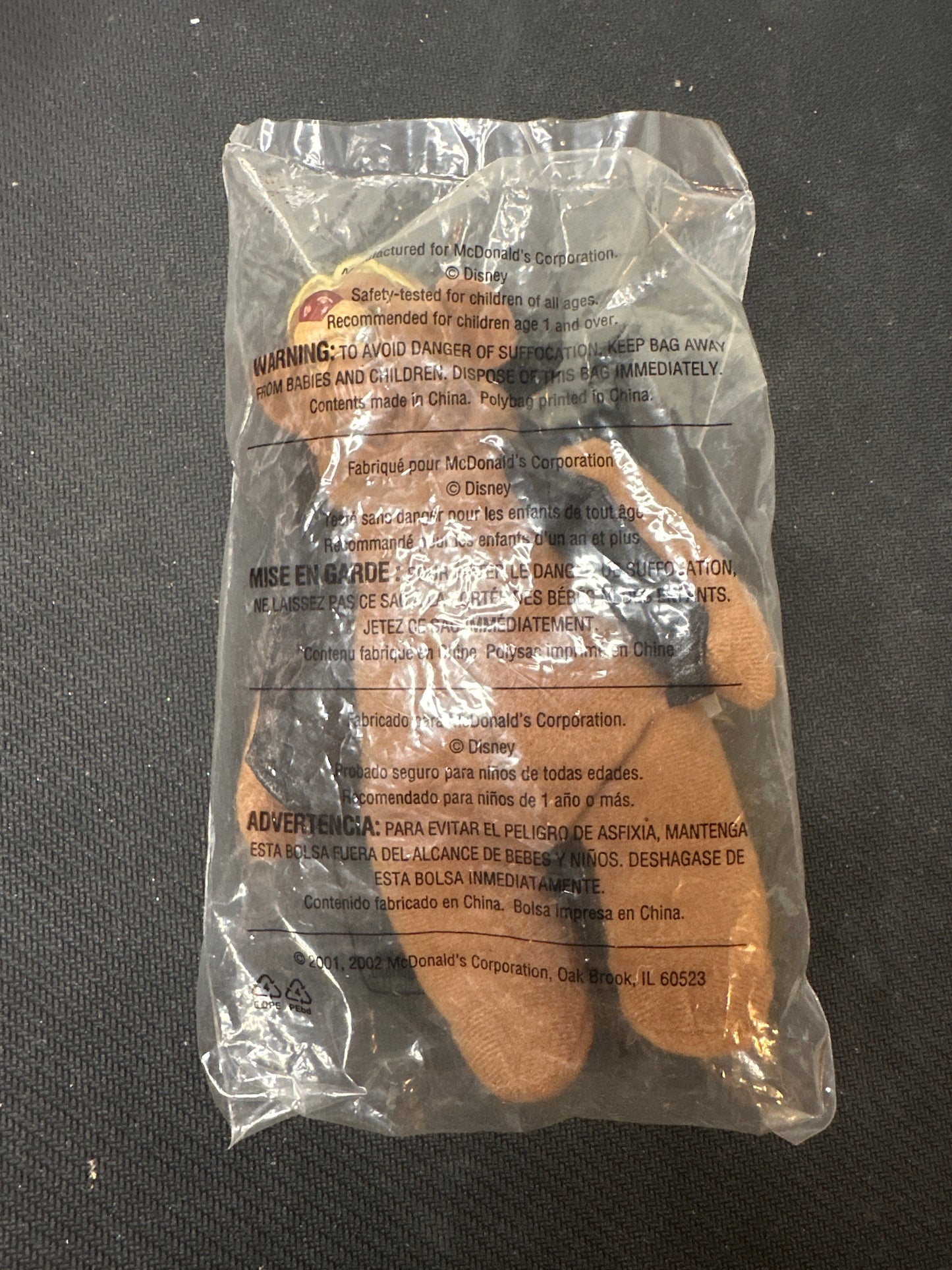 McDonalds Happy Meal 2001 The Country Bears Tennessee O'Neal