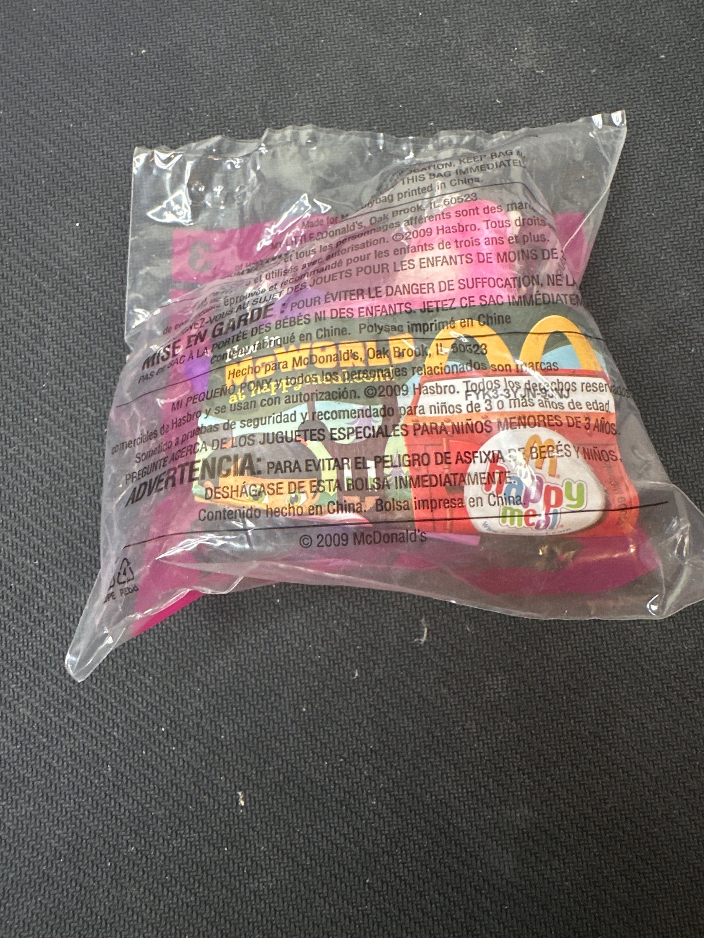 McDonalds Happy Meal 2009 My Little Pony No. 3 Sweetie Belle Toy