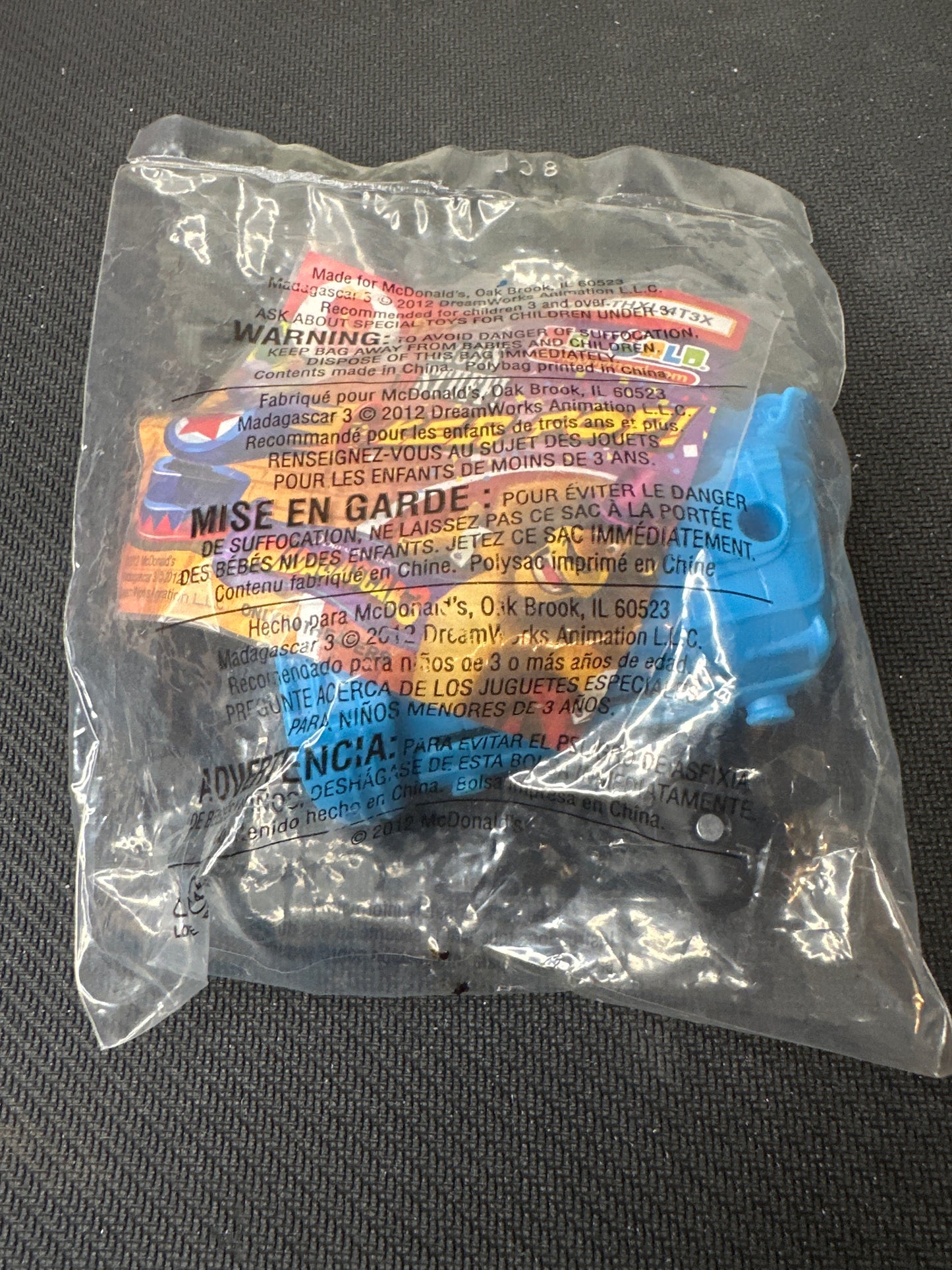 McDonalds Happy Meal Dreamworks Madagascar 3 Gloria No. 2 Toy