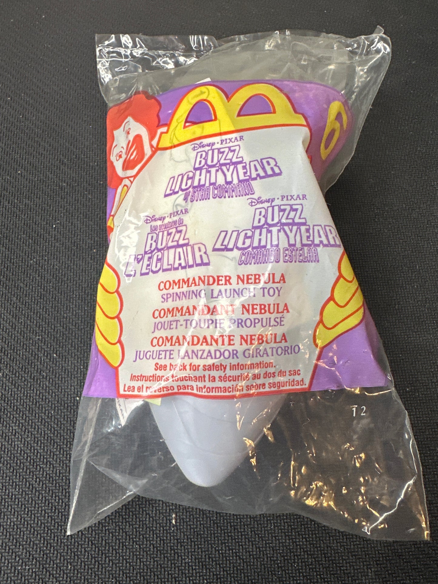 McDonalds Happy Meal Toy 2001 Buzz Lightyear of Star Command Commander Nebula