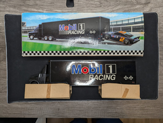 Mobil 1 1994 Racing Toy Race Car Carrier Truck Series Limited Edition