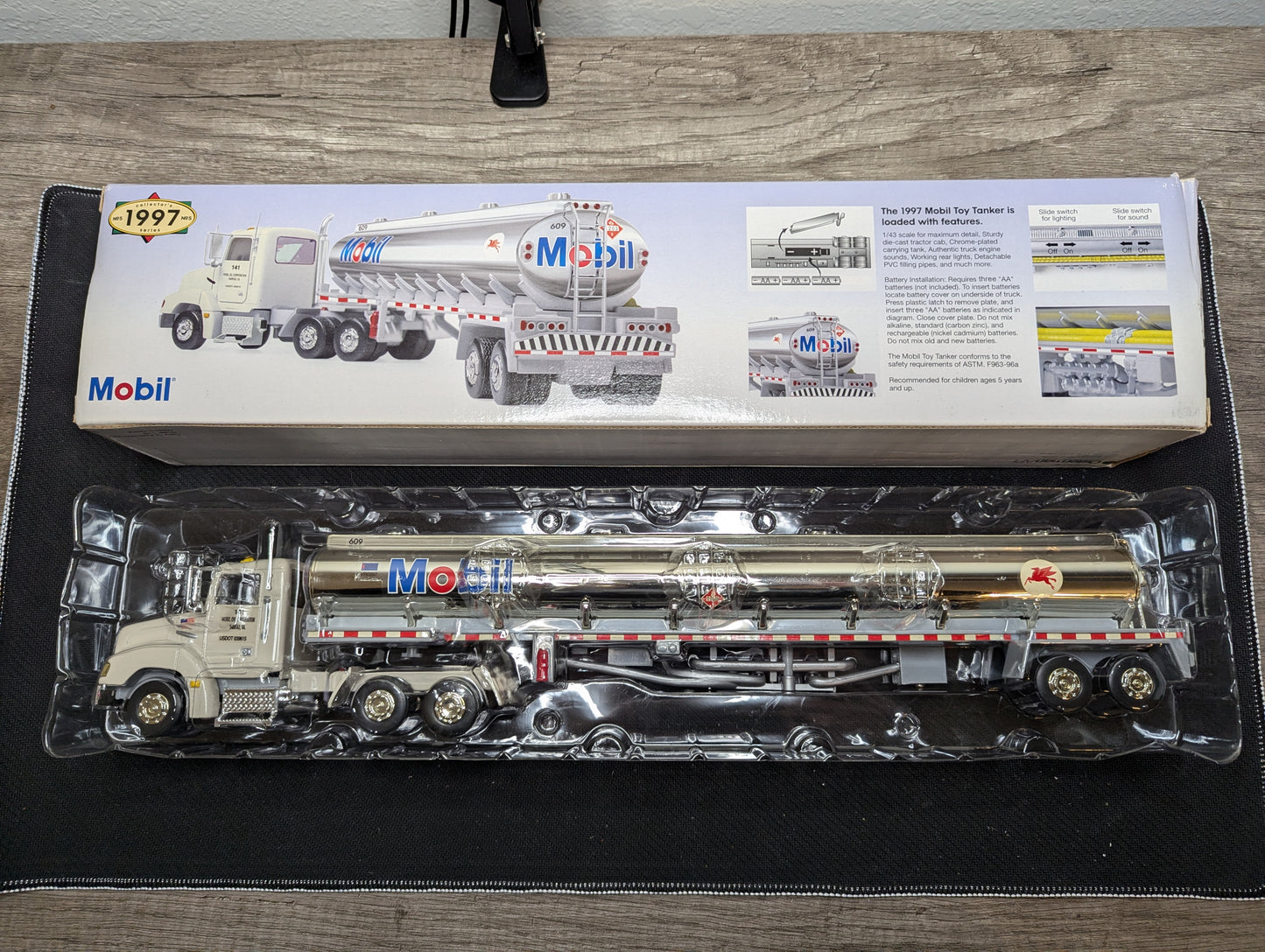 Mobil 1997 Limited Edition Toy Tanker Truck 5th In Series