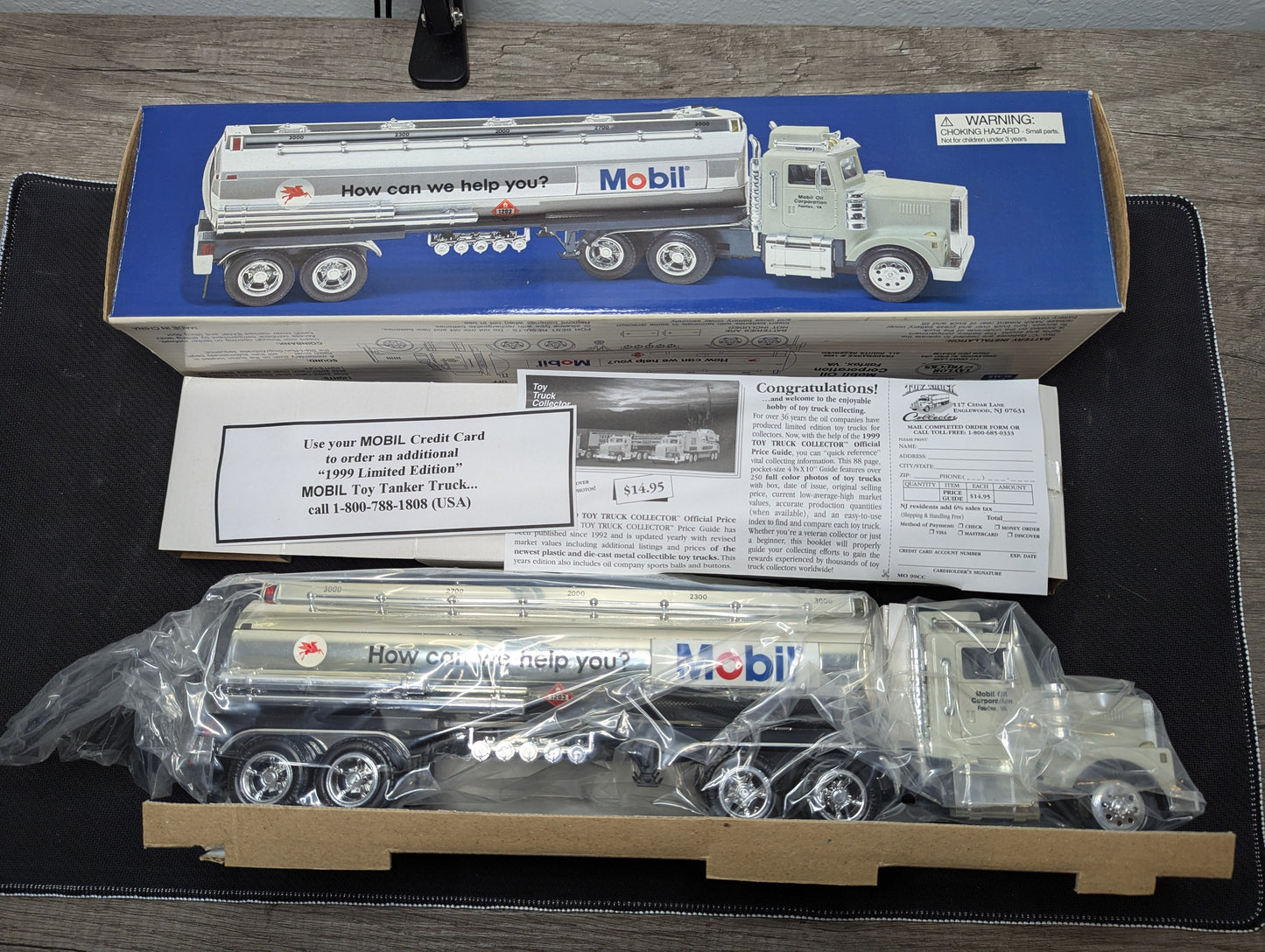 Mobile 1999 Tanker Truck Taylor Made TMT Limited Edition Coin Bank Credit Card Edition